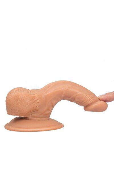 Biosal 13 Cm Belden Bağlamalı Realistik Penis + Kemer + Kayganlaştırıcı Hediyeli
