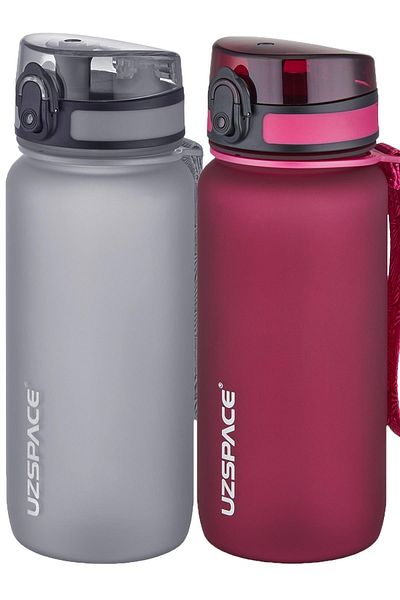 Uzspace 2-Piece Tritan Flask Set 650 Ml 14 Different Color Options Fiftyfifty