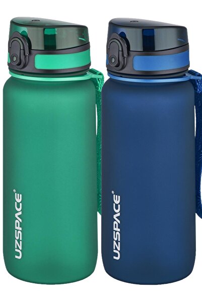 Uzspace 650 Ml 2-Piece Tritan Flask Set in 14 Different Color Options - Fifty...