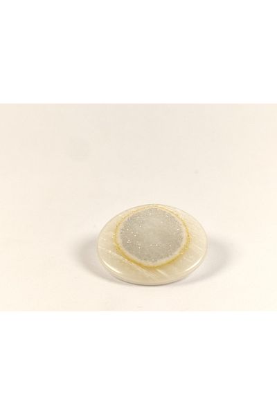 Kariyer Astar 2.7 Cm Footed Polyester White Color 10 Pieces Buttons