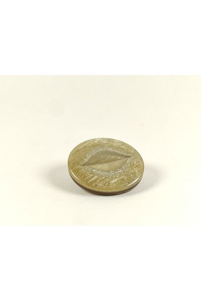 Kariyer Astar 2.7 Cm Footed Polyester Beige Color 10 Pieces Buttons