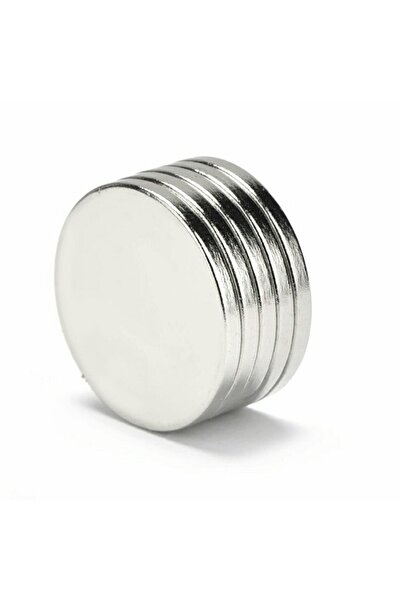 Hdg 3 Adet Çap 18mm X Kalınlık 2mm Yuvarlak Güçlü Neodyum Magnet Mıknatıs