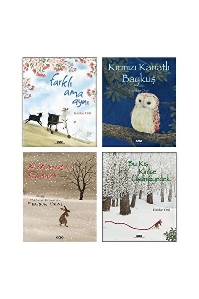 Yapı Kredi Yayınları Farklı Ama Aynı + Kırmızı Kanatlı Baykuş + Kırmızı Elma ...