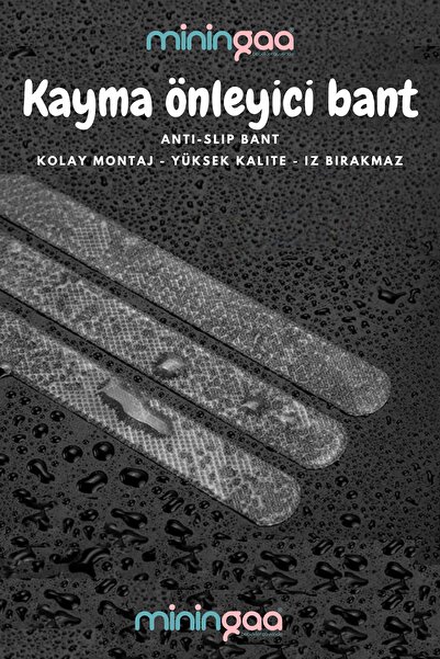 Miningaa Toplam 24 Adet Kaydırmaz Bant Bebek Çocuklar Ve Yetişkinler Için Kay...