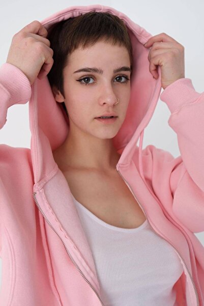 Addax Sweatshirt - Pink - Regular fit