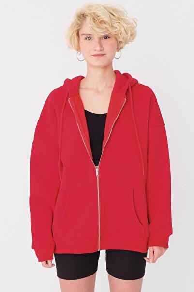 Addax Sweatshirt - Red - Regular fit
