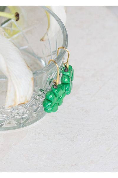 CHARMLUCKY Murano Clover Earrings