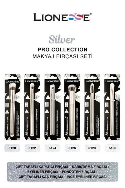 Lionesse Vegan Series Makeup Brush Set Set of 6