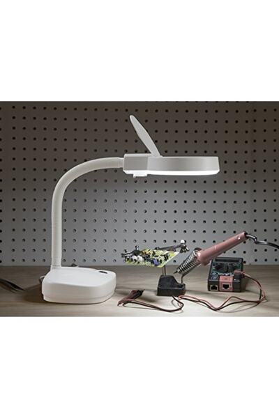 LEIDORY 3,5x Floresan Işıklı Masa Büyüteç Lambası