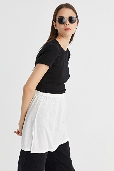 mirach Cream Combed Cotton Underwear Skirt