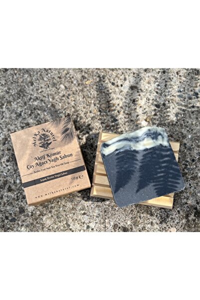 MelKa Naturel Doğal Aktif Kömür & Çay Ağacı Yağlı Sabun