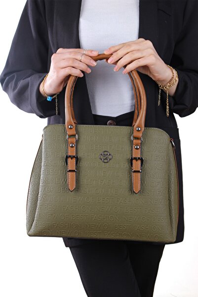 By Hakan Geantă de mână și de umăr pentru femei Byhakan Jn-1319, verde