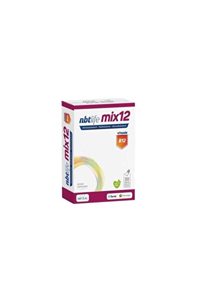 NBT Life Mix12 Vitamin B12 Ağızda Dağılan 30 Kapsül