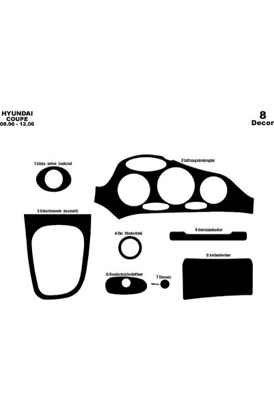 meriç cockpit design ميريتش ®   هيونداي كوبيه توربيدو أمامي مطلي أسود لامع 8 ...