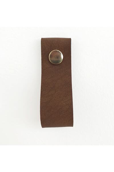 Bundera Deri Kulp 3 Adet Mutfak Banyo Çekmece Kulpu Ve Dolap Kulbu