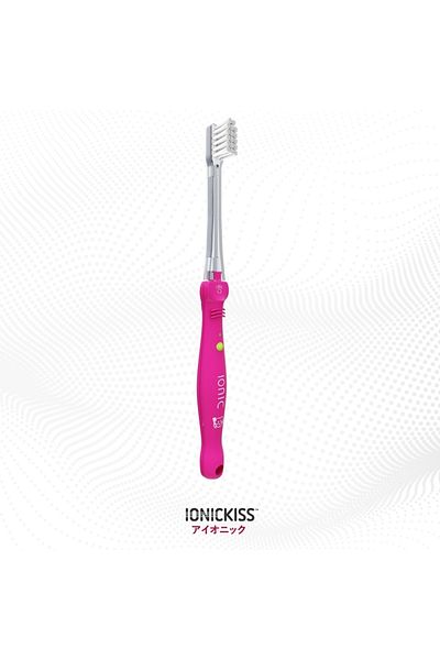 IONICKISS Ionic Toothbrush for Kids 0-3 Years - Pink