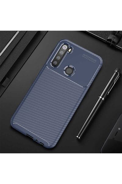 ZM STORE حافظة Xiaomi Redmi Note 8 كيس كربون بتصميم كربوني، غطاء زنجي رائع مق...