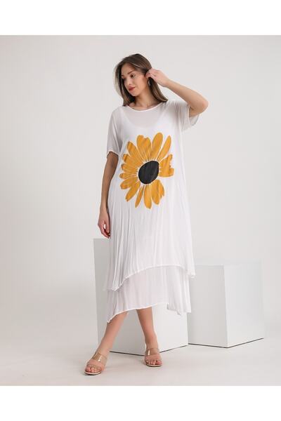 ZTO Women's Daisy Short Sleeve Lined Dress
