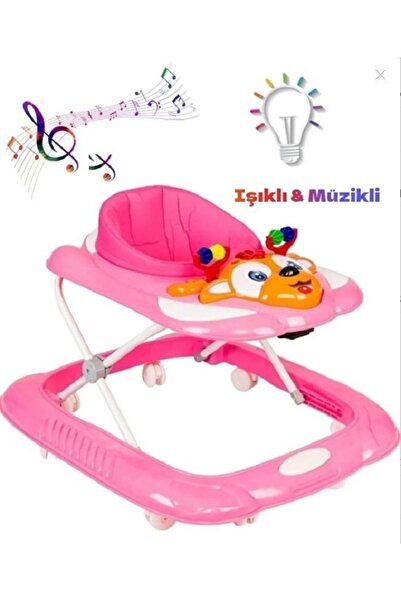 Toyshome Devrilmeyen Bebek Yürüteçi Eğlenceli Müzikli Işıklı