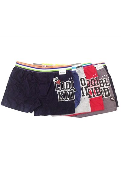 Koza Slip boxer imprimat cu modele colorate pentru băieți, pachet de 6