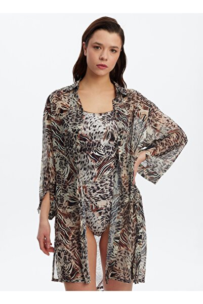 Louren Kahve Kadın Pareo Lrn23ykp5615