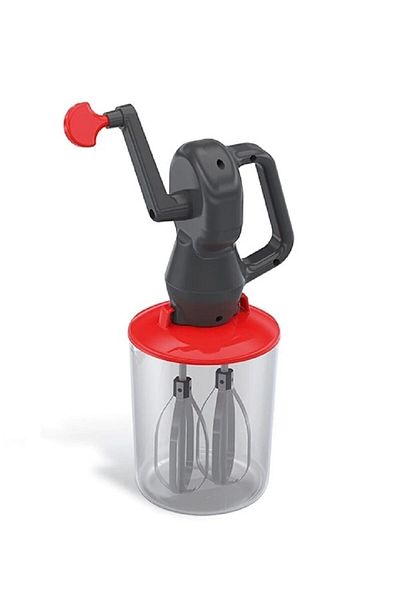KURT HOME Tulip Hand Mixer with Flip Handle and Chamber