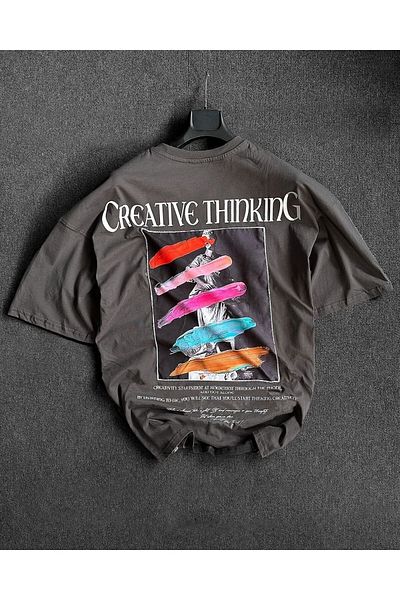 Keywest Μπλουζάκι Creative Thinking Plus με στάμπα μπροστά και πίσω