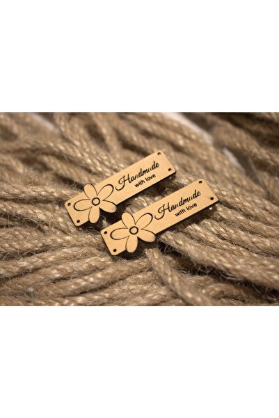 isimetiketim Deri Etiket 1,5*4 Cm 25 Adet Sd105