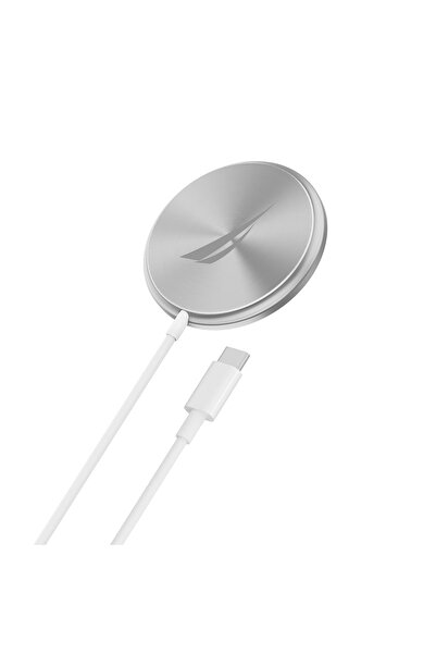 Nautica Ch200 Magsafe Wireless Kablosuz 15w Hızlı Şarj Cihazı Beyaz