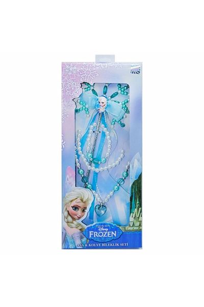 Frozen Elsa Asa Princess Necklace and Bracelet Set