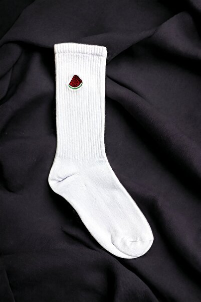 AYMETA TİCARET Дамски бродирани чорапи до глезена