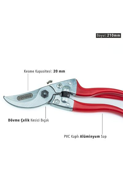 Crocodile Vineyard Clipper Jh-819f (210mm)