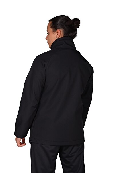 Joma Drop Softshell - Men's Black Sports Coat -4222700