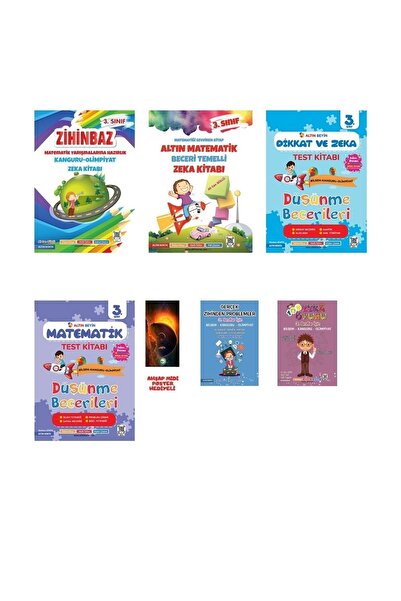 NARTEST Altın Nokta 3 Sınıf Altın Beyin Dikkat Ve Zeka Test Kitabı Matematik ...