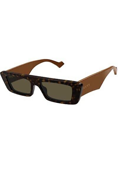 Gucci Gc1331s00354 Kadın Güneş Gözlüğü Kahverengi Kemik Çerçeveli Kahverengi Lens Uv400