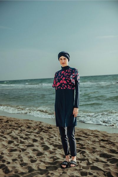 İYİBU Hijab Swimsuit Fully Covered Pareo Set of 4