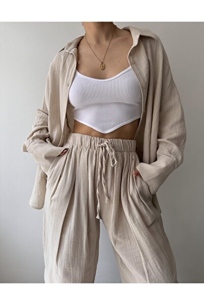 BOHEMAİ Ramila Natural Muslin Set