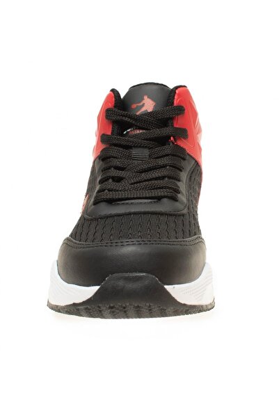 Jump 28119-f Μαύρα παιδικά αθλητικά παπούτσια μπάσκετ