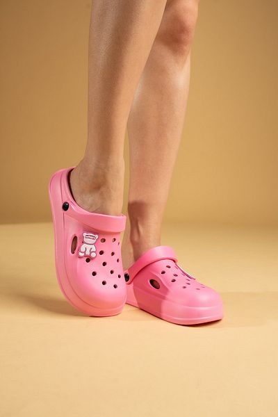 Pembe Potin Γυναικεία - Πούδρα Eva Comfort Σανδάλια Παντόφλες, για Ναυτικό, Γιατρό, Νοσοκόμα και Δάσκαλο Νοσοκομείου