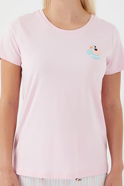 Pierre Cardin Rahat Yaka %100 Pamuk Kadın Pijama Takım 8574