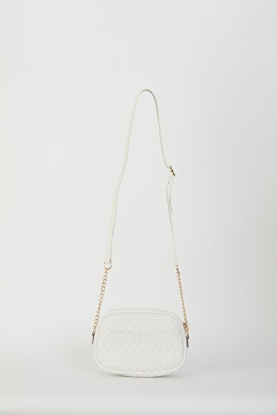 Pierre Cardin Small Alphabet White Women's Shoulder Bag 05PO22Y1543