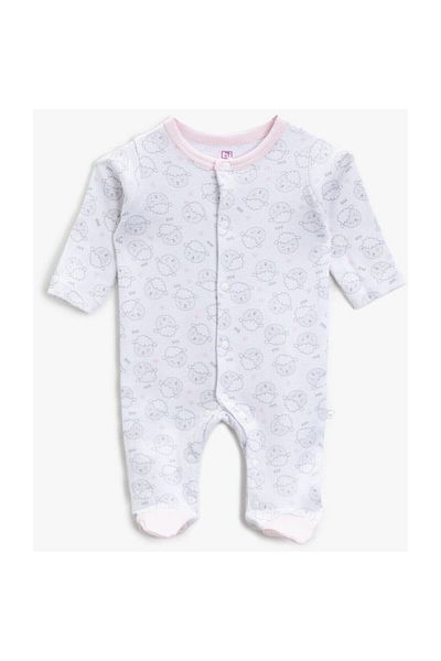 Koton Baby-Strampler für Mädchen, Rosa 0YNG13283OK