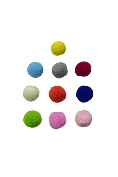 EleganTShoP 2 см помпон, пакет от 10 броя