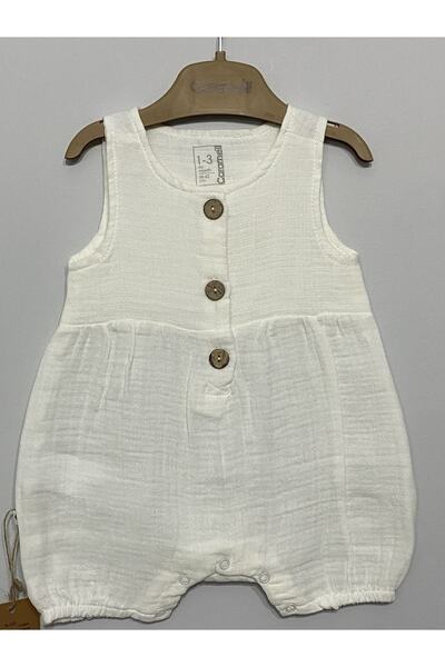 Caramell Муслінний комбінезон для дівчинки