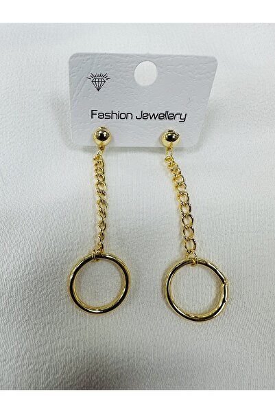 ÇELİKSİLVERTAKI أقراط سلسلة متدلية