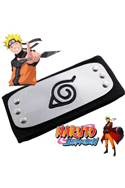BySahra Aksh Naruto Uzumaki Konoha Bandana Bentita de păr Placă metalică Bent...