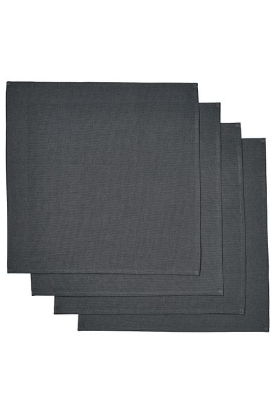IKEA SVARTSENAP dark gray 35x35 cm fabric napkin