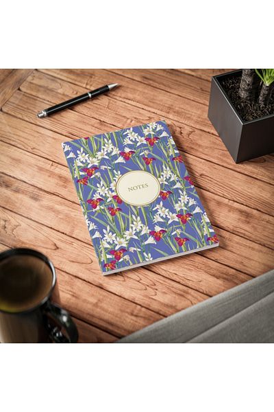 Egenis Caiet cu rigle cu copertă rigidă din pânză 160 coli 14x2 0cm -7