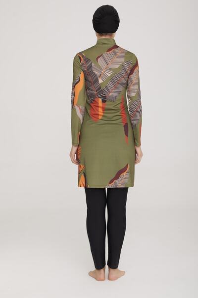 Adasea Women's Long Sleeve Nico Black Hijab Swimsuit 4c4t0n1