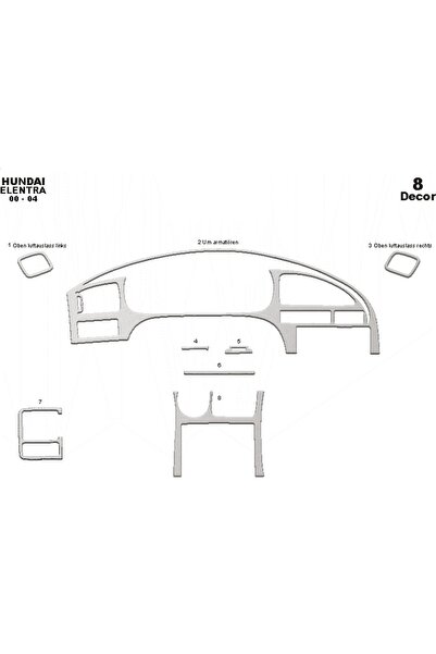 meriç cockpit design ميريتش ®   هيونداي النترا توربيدو امامي مطلي الومنيوم 8 ...